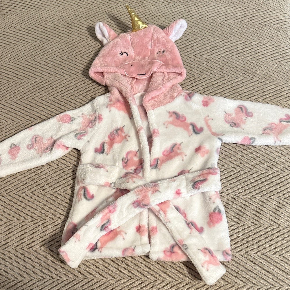 Unicorn Pink and White Kids Pajamas